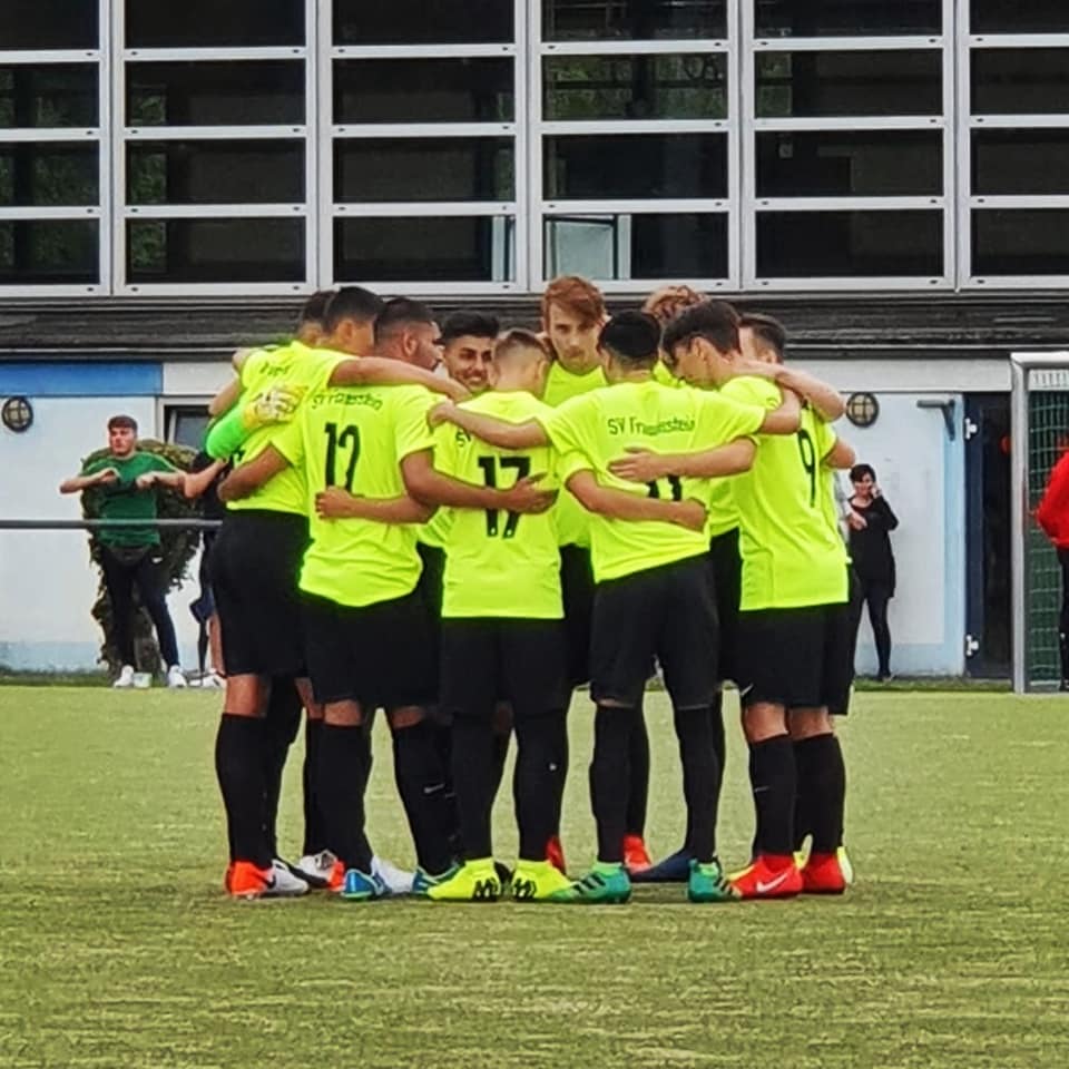 U17 im Spiel gegen den FV Biebrich 02