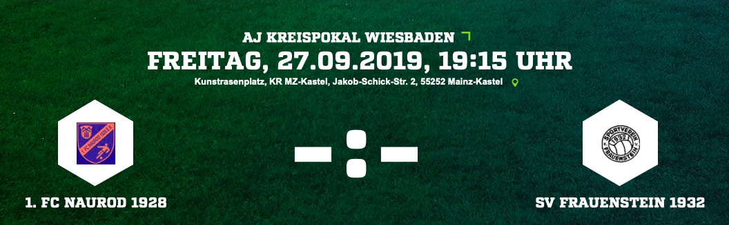 Daten zum Kreispokalfinale unserer U19